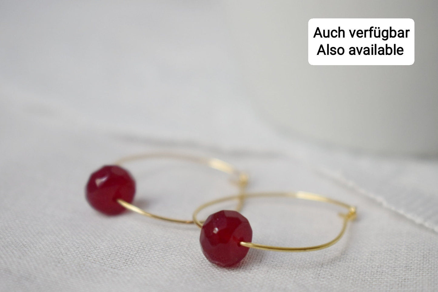 Black jade hoop earrings, 18k gold plated stainless steel, Boho gemstone hoops, Black stone hoop earrings, Minimalist hoops, Jade jewelry