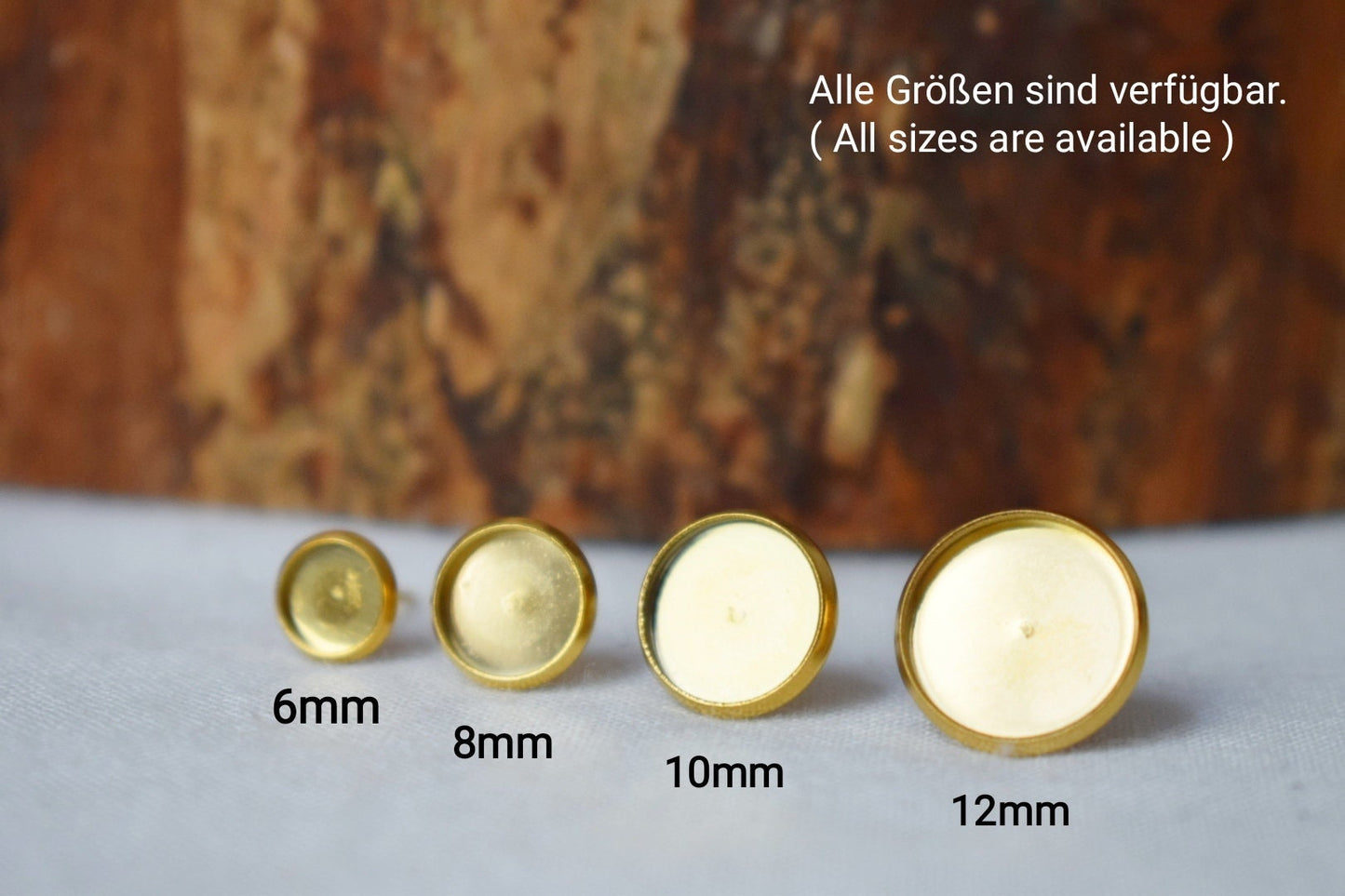 Yellow jade stud earrings, Small round gemstone earrings, Push back earrings, Handmade jewelry, Handmade gift for her