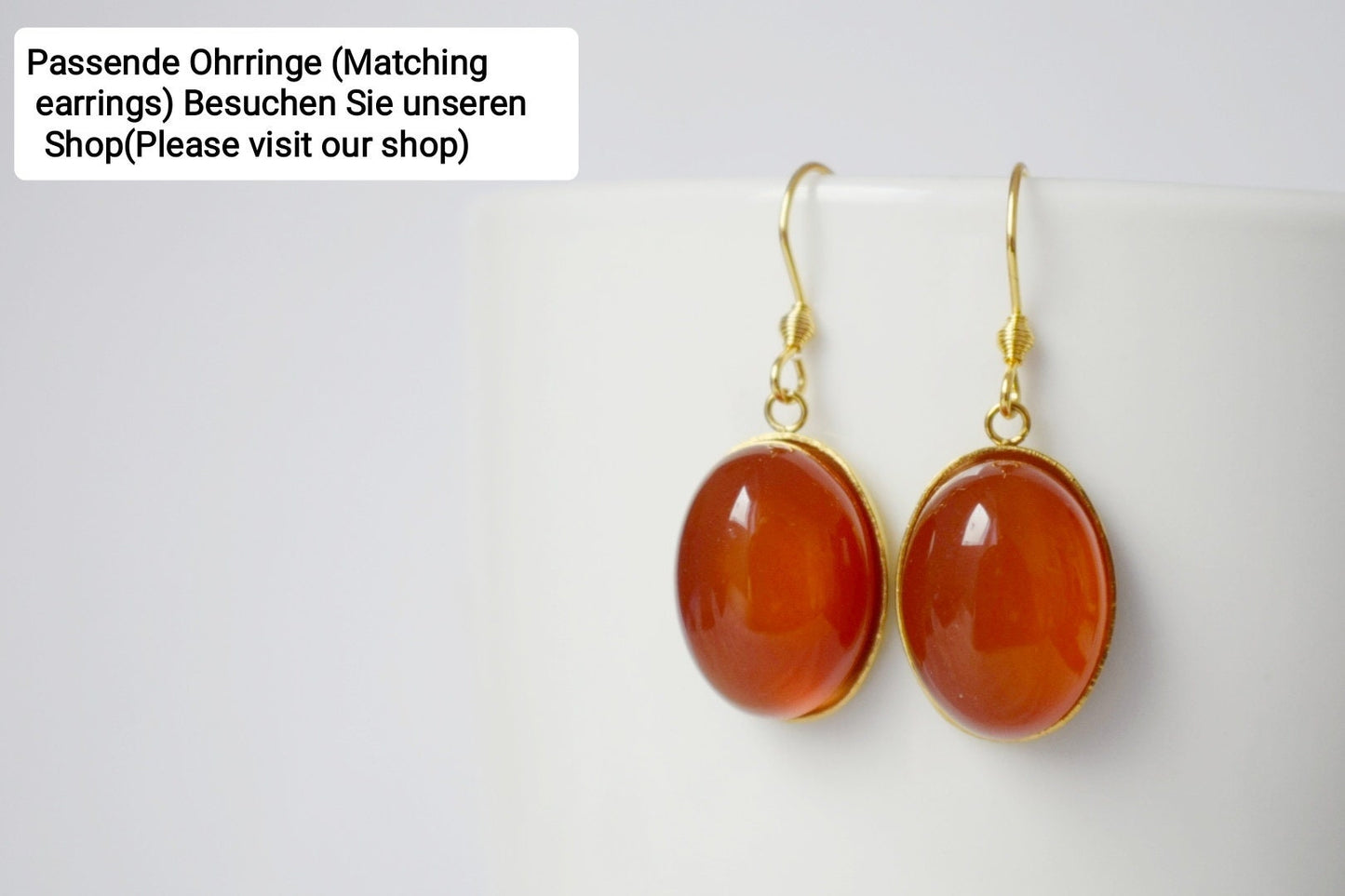 Red Agate Necklace Gold, Oval Red Gemstone Necklace, Red Gold, Red Stone Pendant Necklace, Agate Jewelry, Handmade jewelry, Gift for women