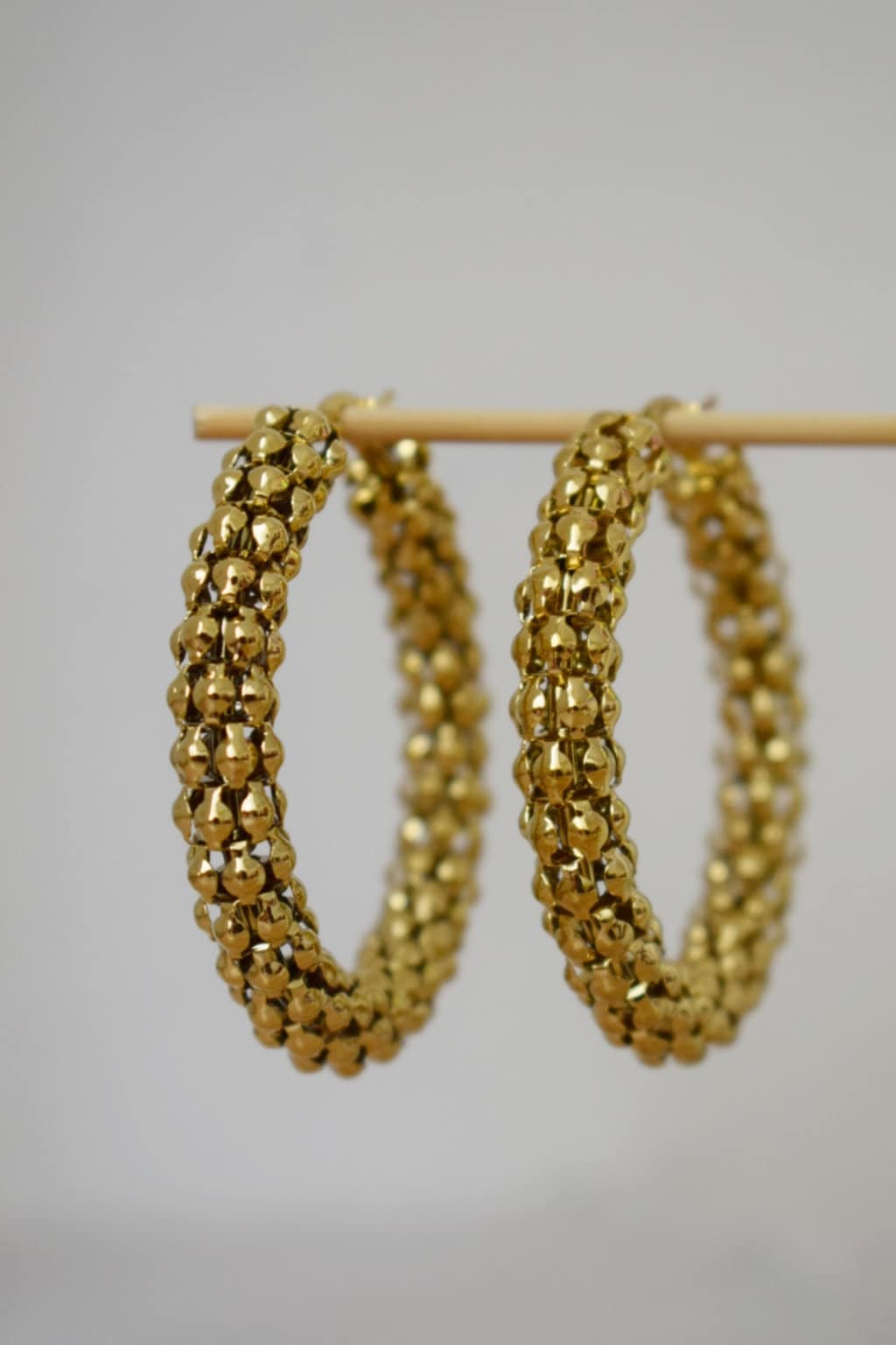 Chunky hoop earrings, large wide hoops earrings, 18k gold plated hoop earrings, Statement Hoops, Modern earrings, Gift for her