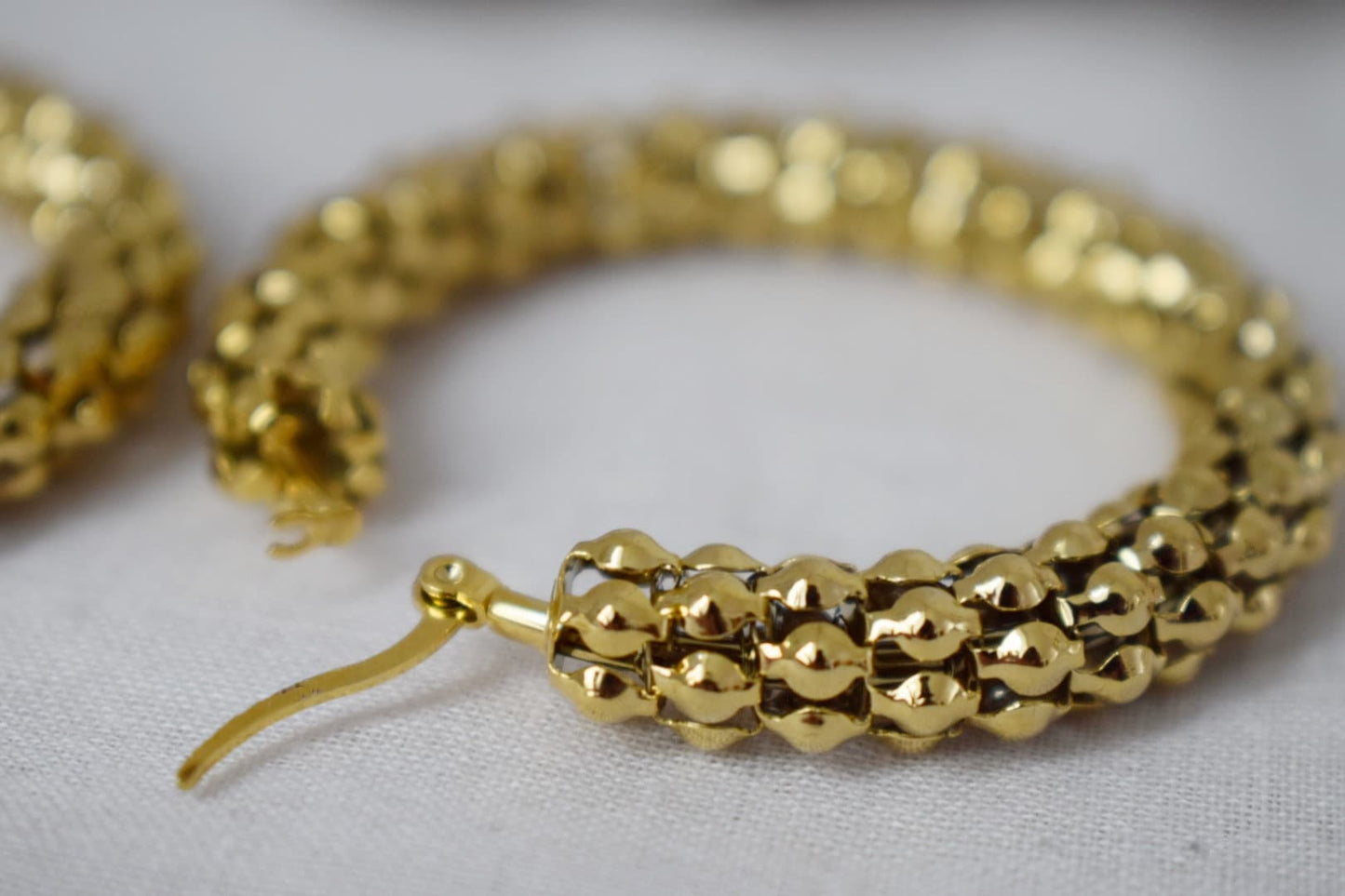 Chunky hoop earrings, large wide hoops earrings, 18k gold plated hoop earrings, Statement Hoops, Modern earrings, Gift for her