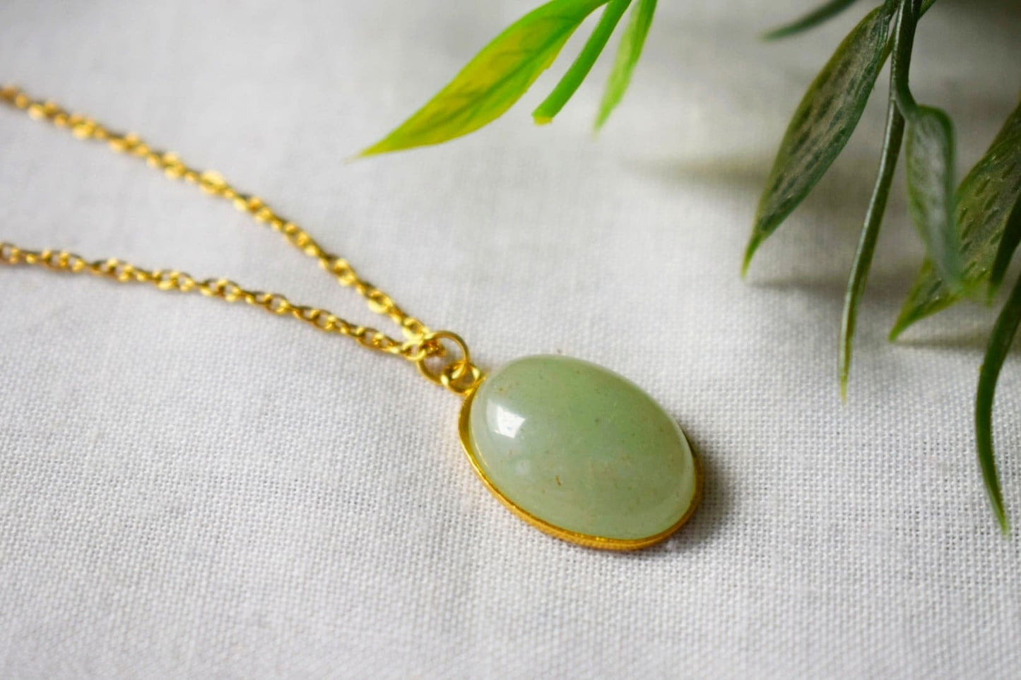 Aventurine dangle hoop earrings for women, Green gemstone earrings, Natural stone earrings, Lightweight jewelry, Gift for her