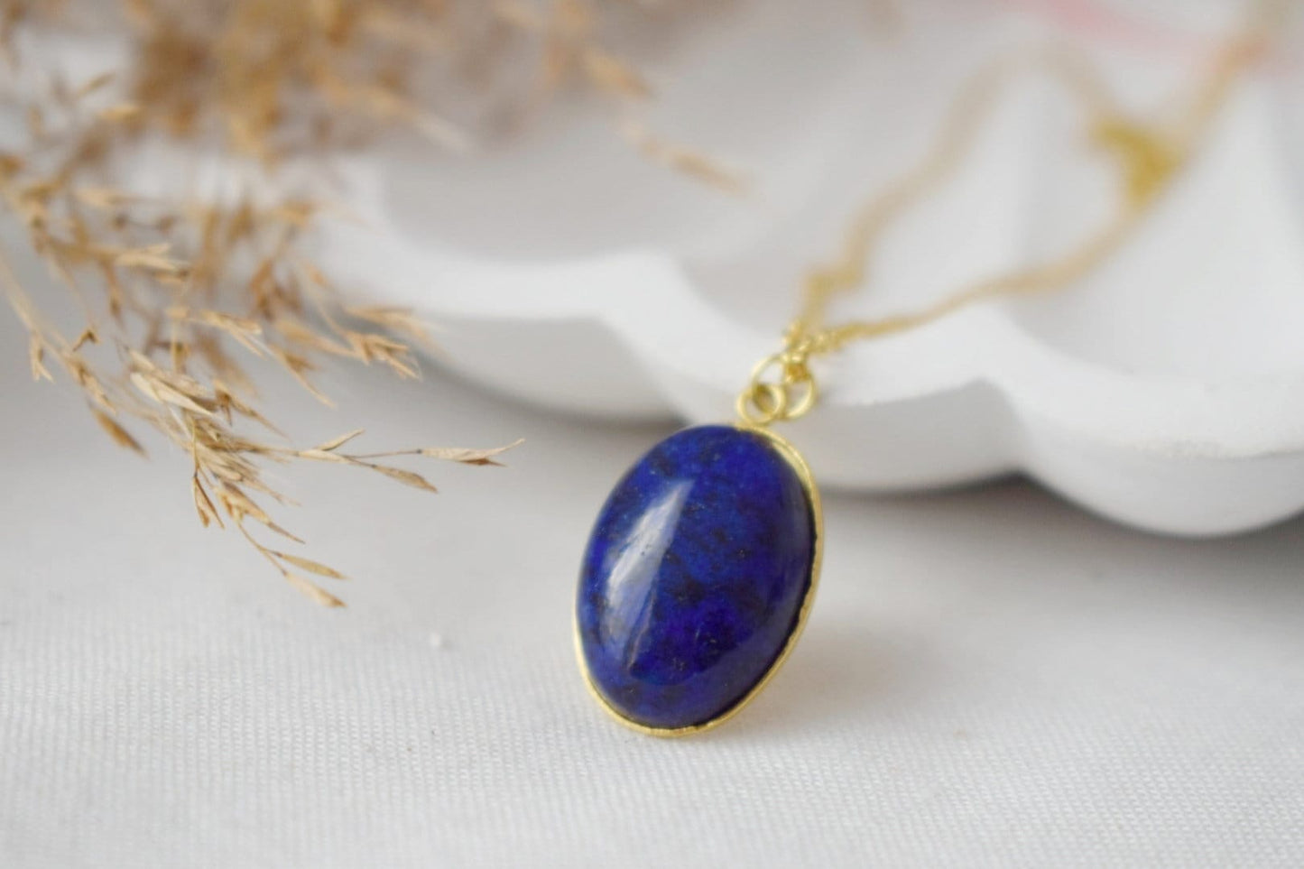 Lapis Lazuli Gold Earrings Dangle, Oval Blue Lapis Earrings, Royal Blue, Hanging earrings, September Birthstone Jewelry, Lapis, Gift for her