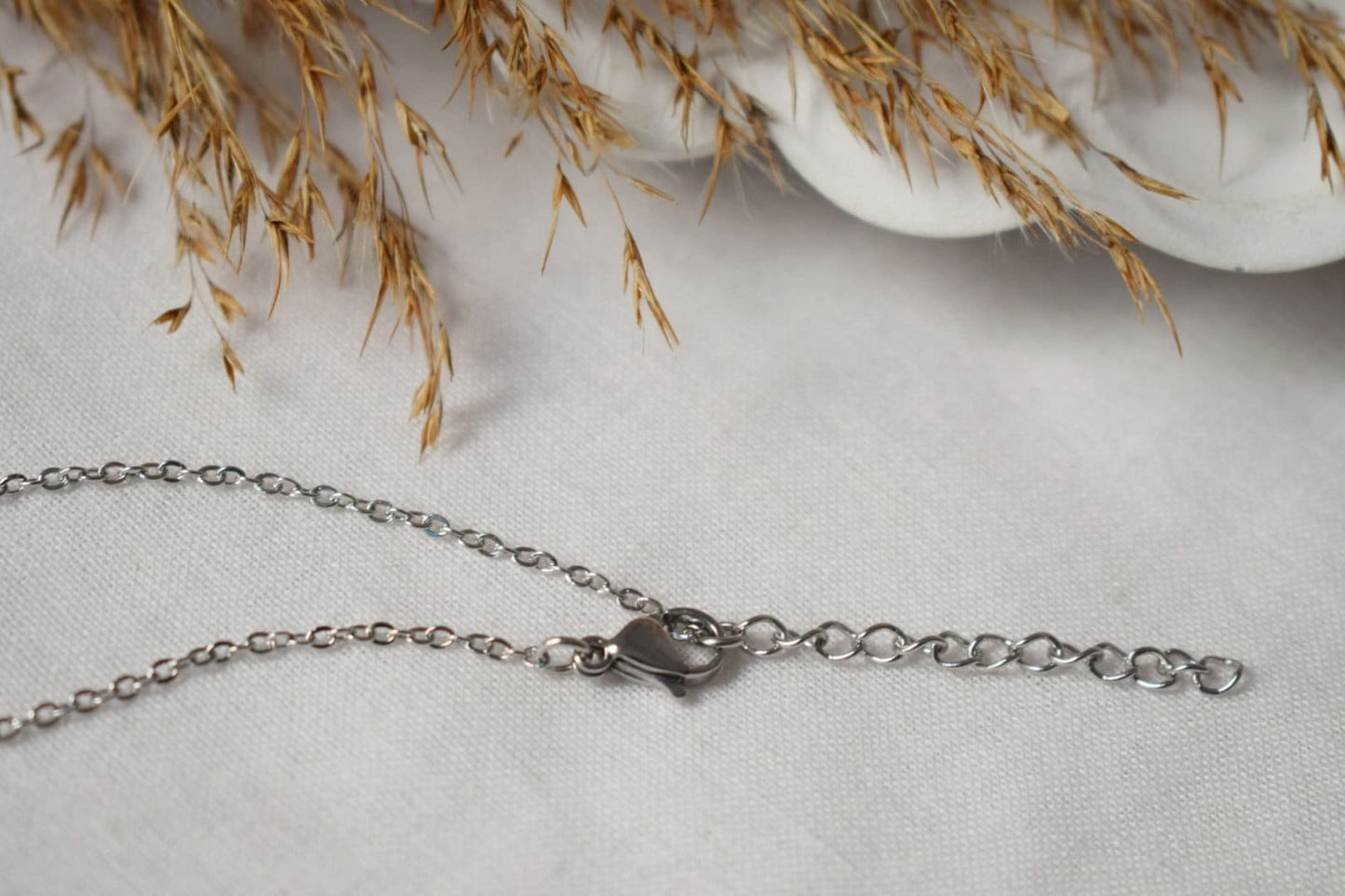 Necklace Red Jade for women, Long adjustable chain with gemstone pendant, Stone statement necklace, Handmade jewelry, Gift for her