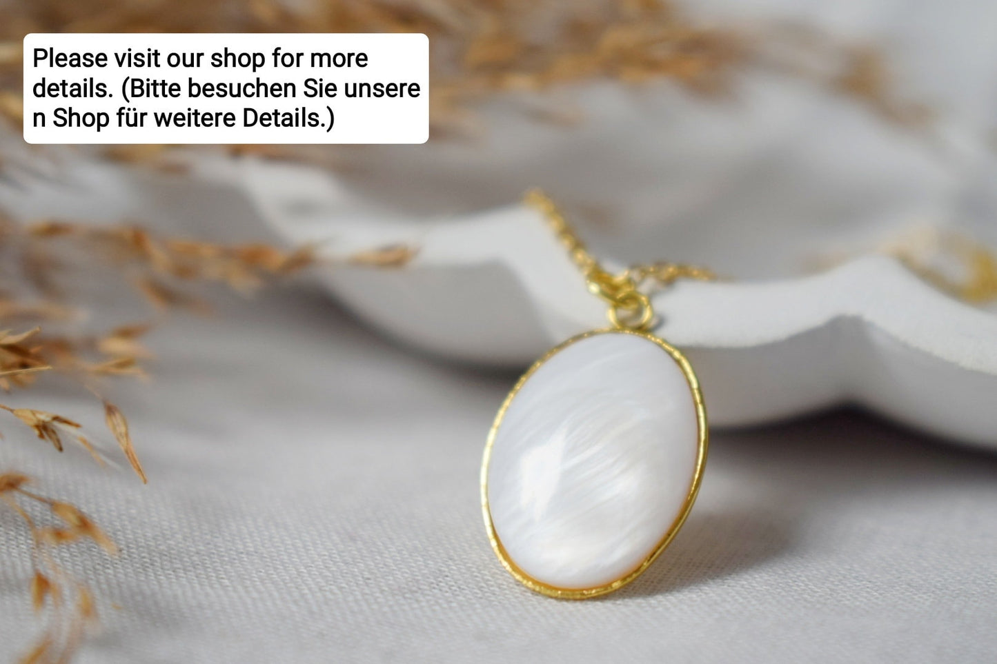 Freshwater shell gold earrings, Pearl gold earrings, Oval pendant dangle earrings, Bridesmaid, Wedding jewelry, Handmade gift for her